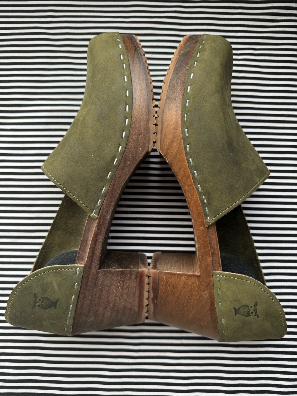 Sandgrens Women’s Olive Green Clog - (Brand)
